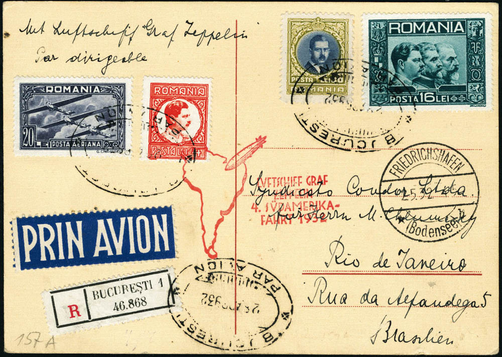 Lot 3297 - roumanie poste aerienne - Francois Feldman F.C.N.P François FELDMAN sale #124 Lot 3297 - roumanie poste aerienne - Francois Feldman F.C.N.P François FELDMAN sale #124