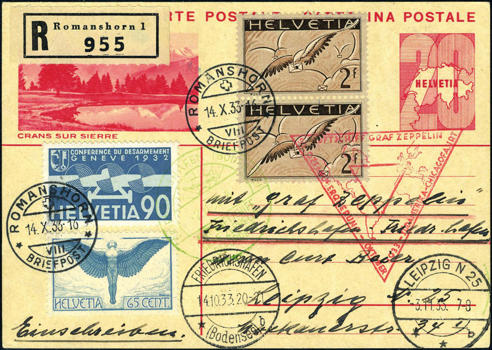 Lot 3365 - suisse poste aerienne - Francois Feldman F.C.N.P François FELDMAN sale #124 Lot 3365 - suisse poste aerienne - Francois Feldman F.C.N.P François FELDMAN sale #124