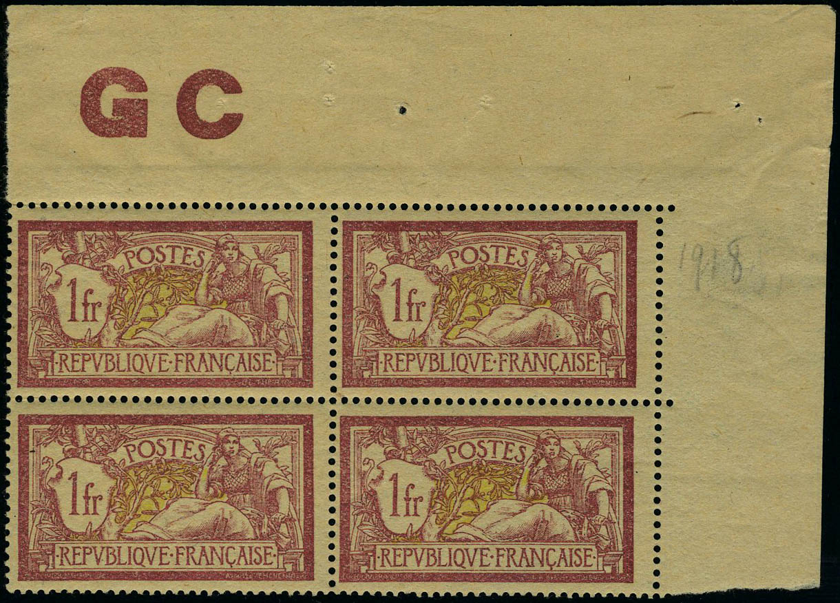 Lot 339 - France a partir de 1900 - Francois Feldman F.C.N.P François FELDMAN sale #124 Lot 339 - France a partir de 1900 - Francois Feldman F.C.N.P François FELDMAN sale #124