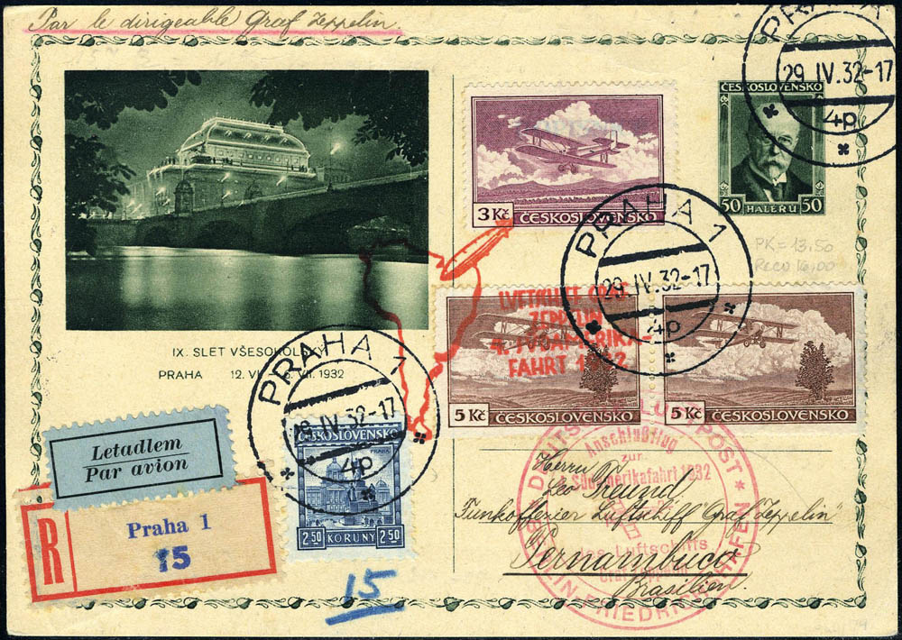 Lot 3408 - tchecoslovaquie poste aerienne - Francois Feldman F.C.N.P François FELDMAN sale #124 Lot 3408 - tchecoslovaquie poste aerienne - Francois Feldman F.C.N.P François FELDMAN sale #124