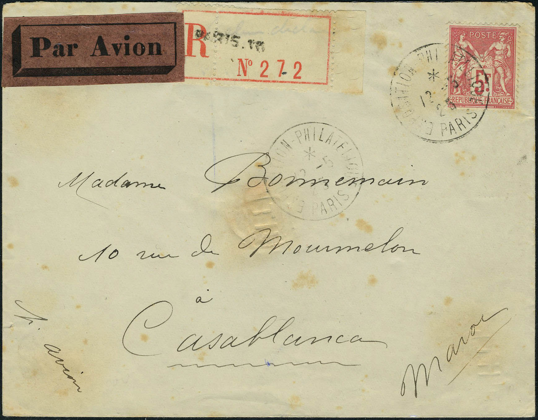 Lot 465 - France a partir de 1900 - Francois Feldman F.C.N.P François FELDMAN sale #124 Lot 465 - France a partir de 1900 - Francois Feldman F.C.N.P François FELDMAN sale #124