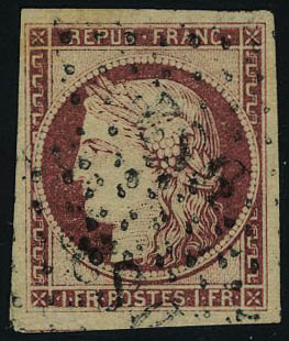 Lot 54 - France 2.eme.republique - Francois Feldman F.C.N.P François FELDMAN sale #124 Lot 54 - France 2.eme.republique - Francois Feldman F.C.N.P François FELDMAN sale #124