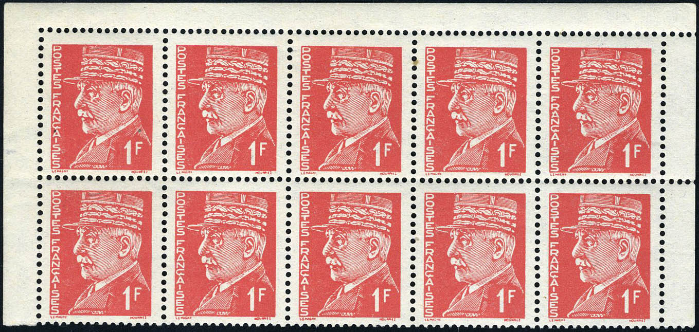 Lot 559 - France a partir de 1900 - Francois Feldman F.C.N.P François FELDMAN sale #124 Lot 559 - France a partir de 1900 - Francois Feldman F.C.N.P François FELDMAN sale #124