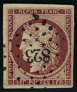 Lot 56 - France 2.eme.republique - Francois Feldman F.C.N.P François FELDMAN sale #124 Lot 56 - France 2.eme.republique - Francois Feldman F.C.N.P François FELDMAN sale #124