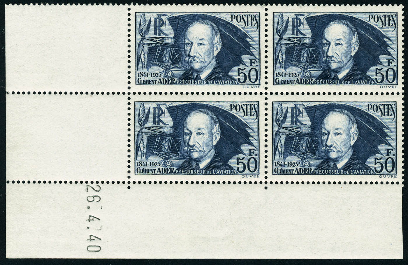 Lot 604 - France a partir de 1900 -  Francois Feldman F.C.N.P François FELDMAN sale #124