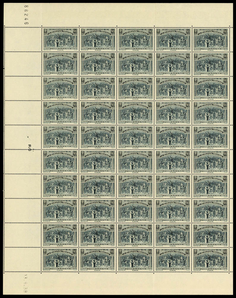 Lot 618 - France a partir de 1900 -  Francois Feldman F.C.N.P François FELDMAN sale #124