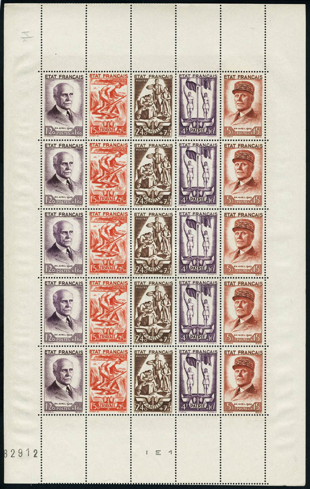 Lot 641 - France a partir de 1900 -  Francois Feldman F.C.N.P François FELDMAN sale #124