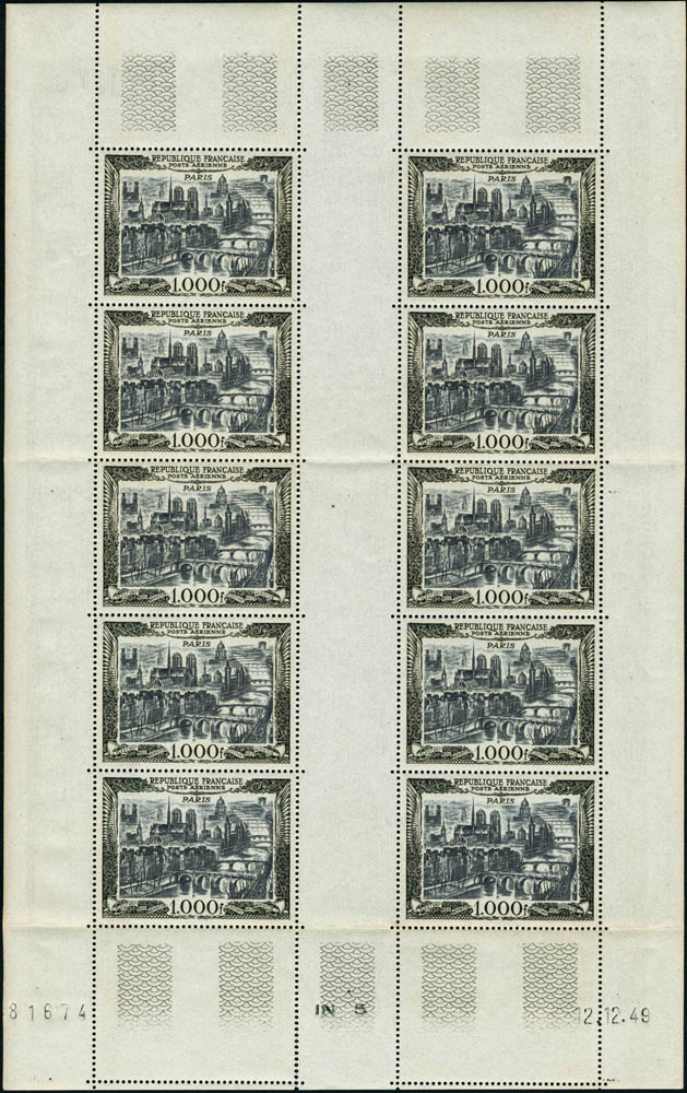 Lot 646 - France a partir de 1900 -  Francois Feldman F.C.N.P François FELDMAN sale #124