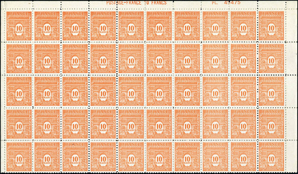 Lot 651 - France a partir de 1900 -  Francois Feldman F.C.N.P François FELDMAN sale #124