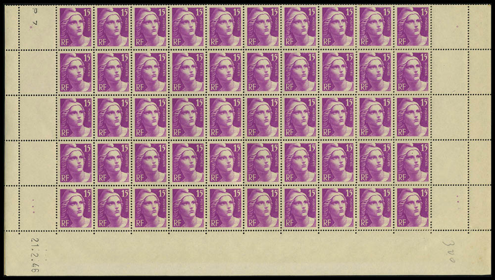 Lot 662 - France a partir de 1900 -  Francois Feldman F.C.N.P François FELDMAN sale #124