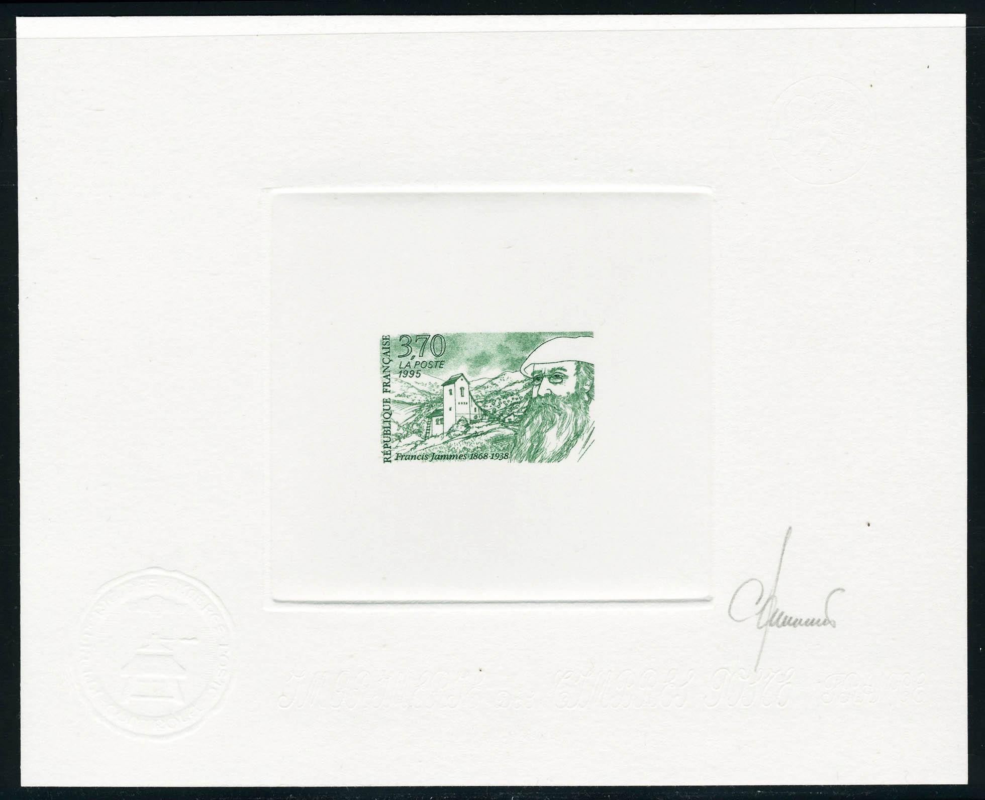 Lot 933 - France a partir de 1900 -  Francois Feldman F.C.N.P François FELDMAN sale #124
