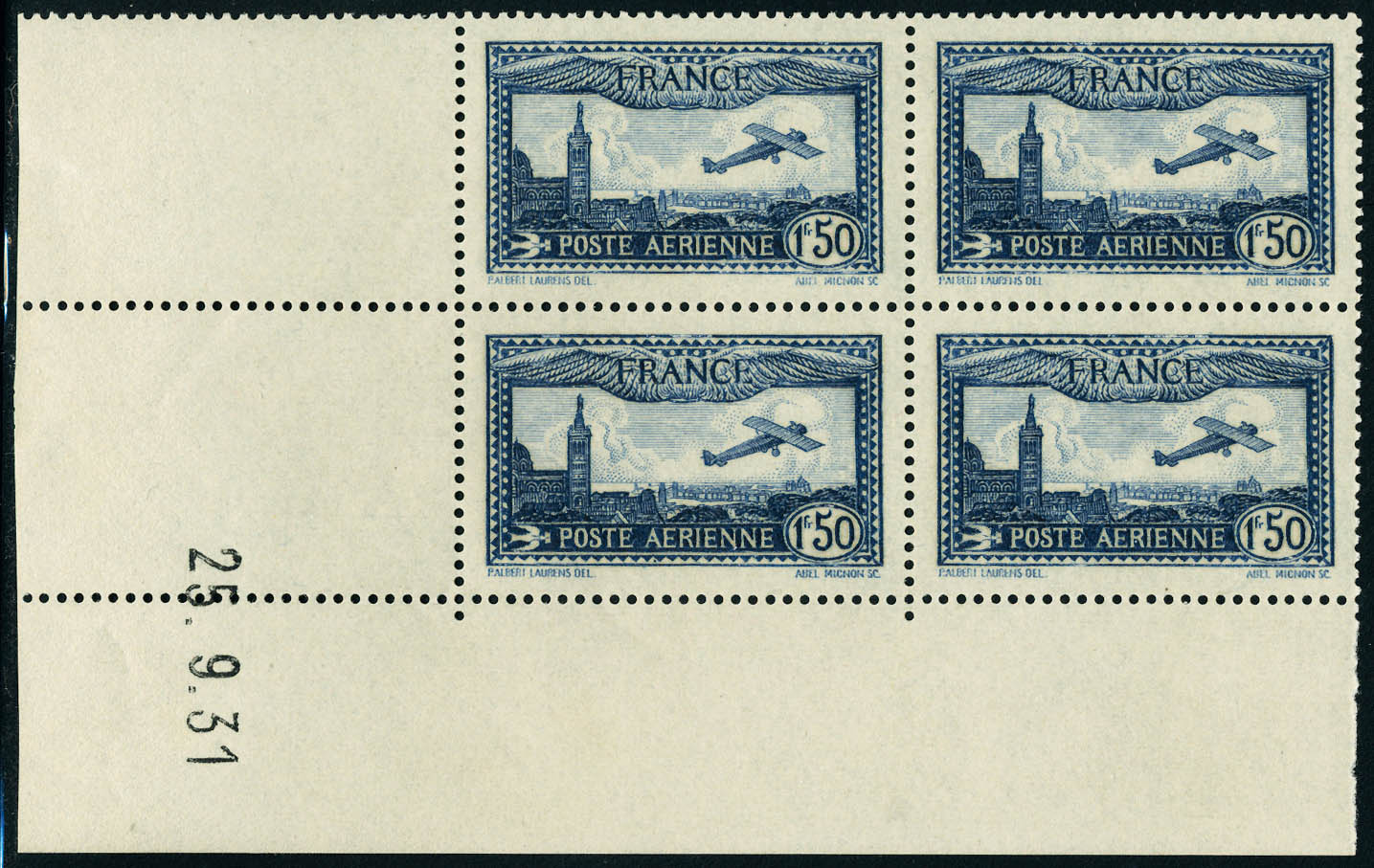Lot 982 - France poste aerienne - Francois Feldman F.C.N.P François FELDMAN sale #124 Lot 982 - France poste aerienne - Francois Feldman F.C.N.P François FELDMAN sale #124