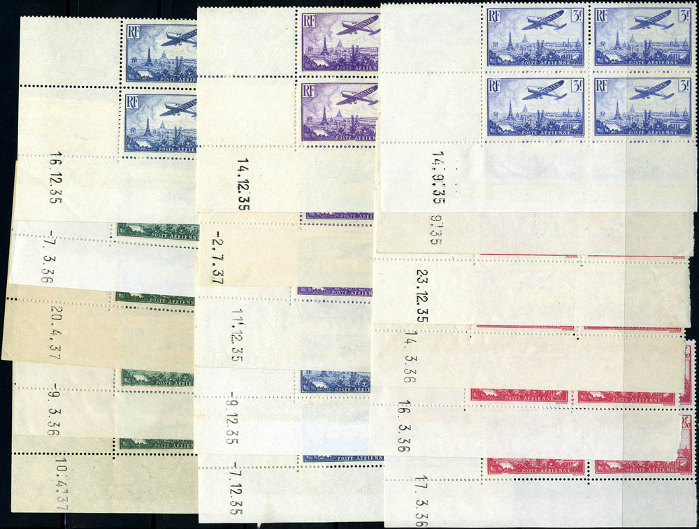 Lot 992 - France poste aerienne - Francois Feldman F.C.N.P François FELDMAN sale #124 Lot 992 - France poste aerienne - Francois Feldman F.C.N.P François FELDMAN sale #124