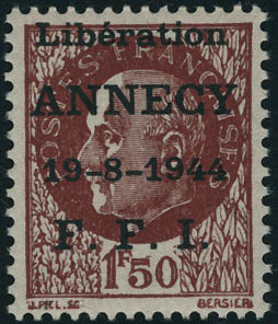 Lot 1015 - France timbres de liberation - cat. mayer -  Francois Feldman F.C.N.P François FELDMAN sale #127