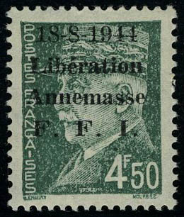 Lot 1016 - France timbres de liberation - cat. mayer -  Francois Feldman F.C.N.P François FELDMAN sale #127