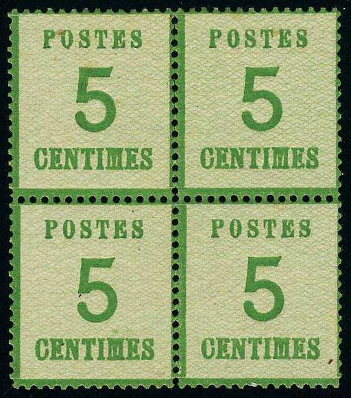 Lot 1118 - France occupation allemande (1870/1871) - Francois Feldman F.C.N.P François FELDMAN sale #127 Lot 1118 - France occupation allemande (1870/1871) - Francois Feldman F.C.N.P François FELDMAN sale #127