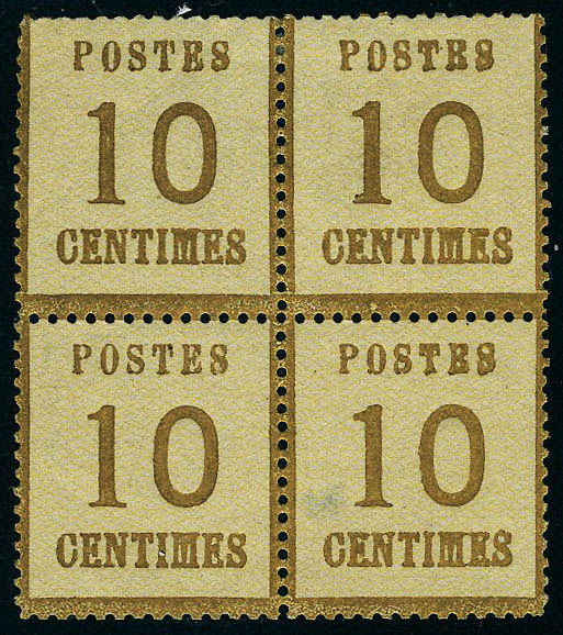 Lot 1120 - France occupation allemande (1870/1871) - Francois Feldman F.C.N.P François FELDMAN sale #127 Lot 1120 - France occupation allemande (1870/1871) - Francois Feldman F.C.N.P François FELDMAN sale #127