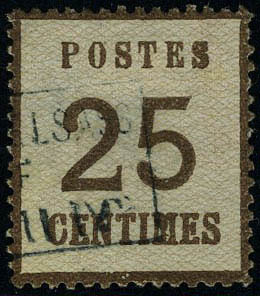 Lot 1121 - France occupation allemande (1870/1871) - Francois Feldman F.C.N.P François FELDMAN sale #127 Lot 1121 - France occupation allemande (1870/1871) - Francois Feldman F.C.N.P François FELDMAN sale #127