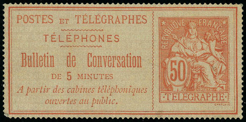 Lot 1144 - France timbres telephone - Francois Feldman F.C.N.P François FELDMAN sale #127 Lot 1144 - France timbres telephone - Francois Feldman F.C.N.P François FELDMAN sale #127