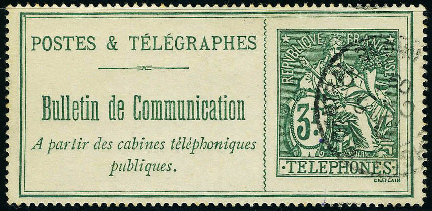 Lot 1148 - France timbres telephone - Francois Feldman F.C.N.P François FELDMAN sale #127 Lot 1148 - France timbres telephone - Francois Feldman F.C.N.P François FELDMAN sale #127
