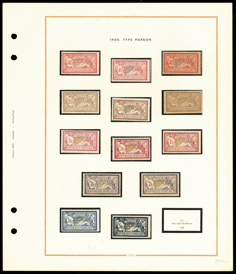 Lot 1159 - France Lots & Collections - Francois Feldman F.C.N.P François FELDMAN sale #127 Lot 1159 - France Lots & Collections - Francois Feldman F.C.N.P François FELDMAN sale #127