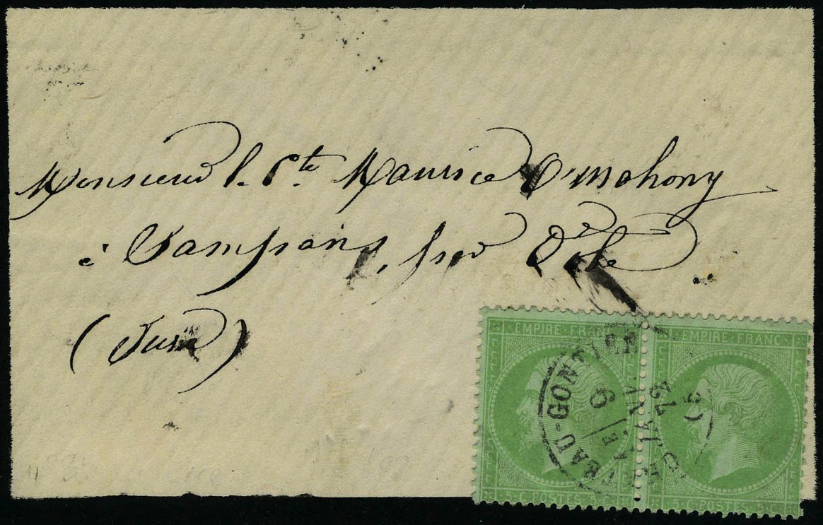 Lot 117 - France second empire - Francois Feldman F.C.N.P François FELDMAN sale #127 Lot 117 - France second empire - Francois Feldman F.C.N.P François FELDMAN sale #127