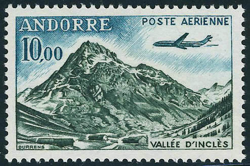 Lot 1223 - andorre poste aerienne -  Francois Feldman F.C.N.P François FELDMAN sale #127