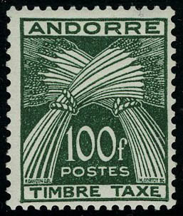 Lot 1229 - andorre timbres-taxe -  Francois Feldman F.C.N.P François FELDMAN sale #127
