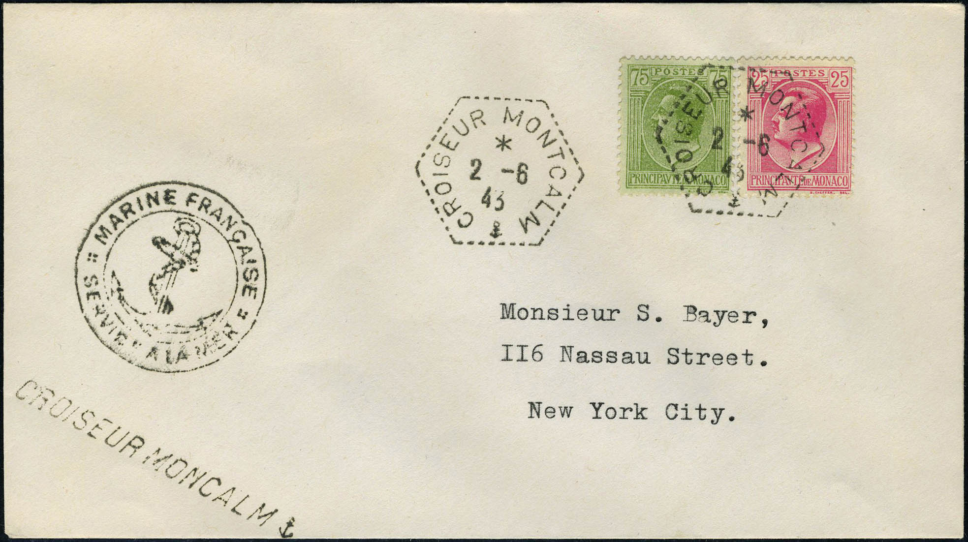 Lot 1249 - Monaco  -  Francois Feldman F.C.N.P François FELDMAN sale #127