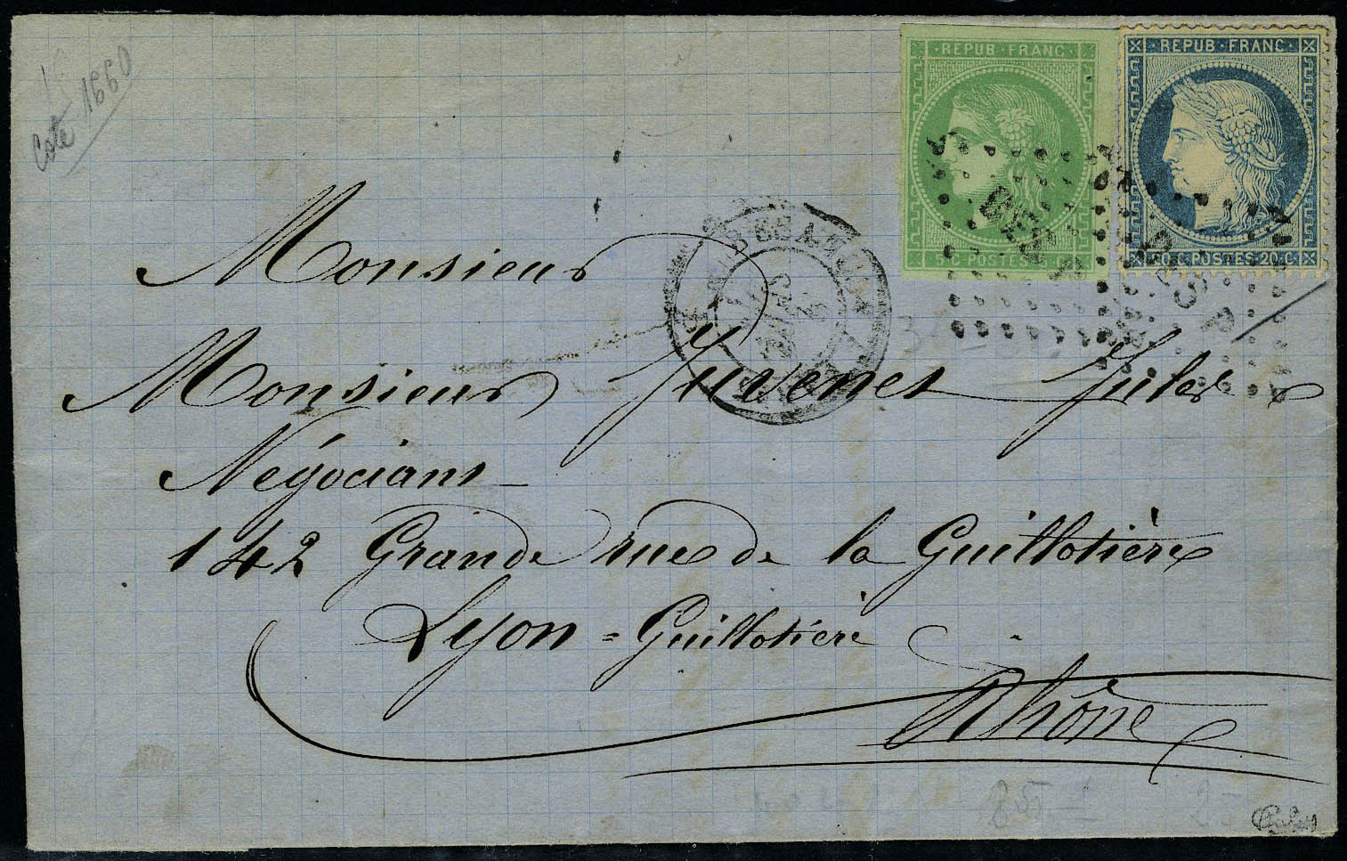 Lot 125 - France siege de paris - Francois Feldman F.C.N.P François FELDMAN sale #127 Lot 125 - France siege de paris - Francois Feldman F.C.N.P François FELDMAN sale #127