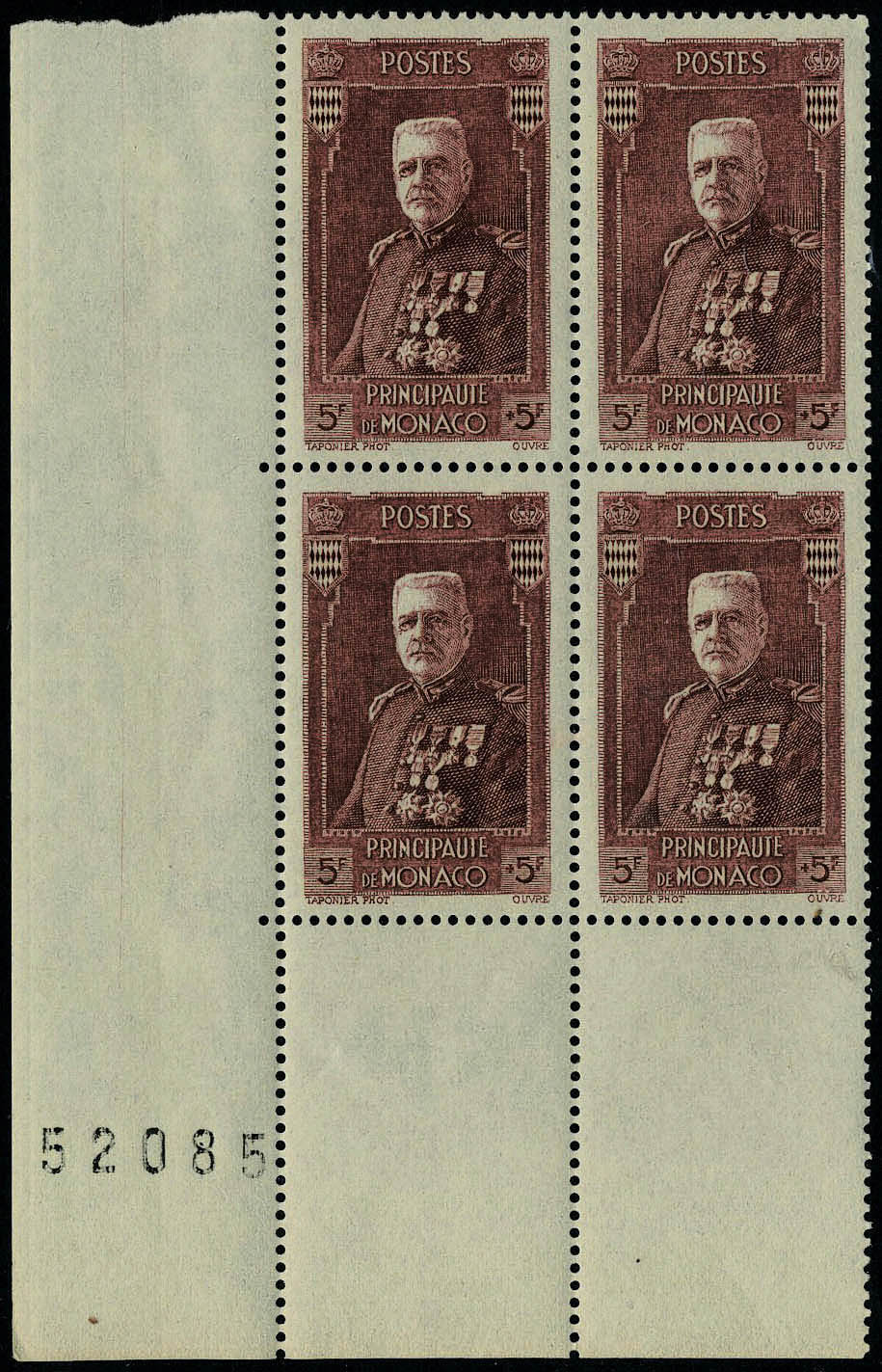 Lot 1255 - Monaco  -  Francois Feldman F.C.N.P François FELDMAN sale #127