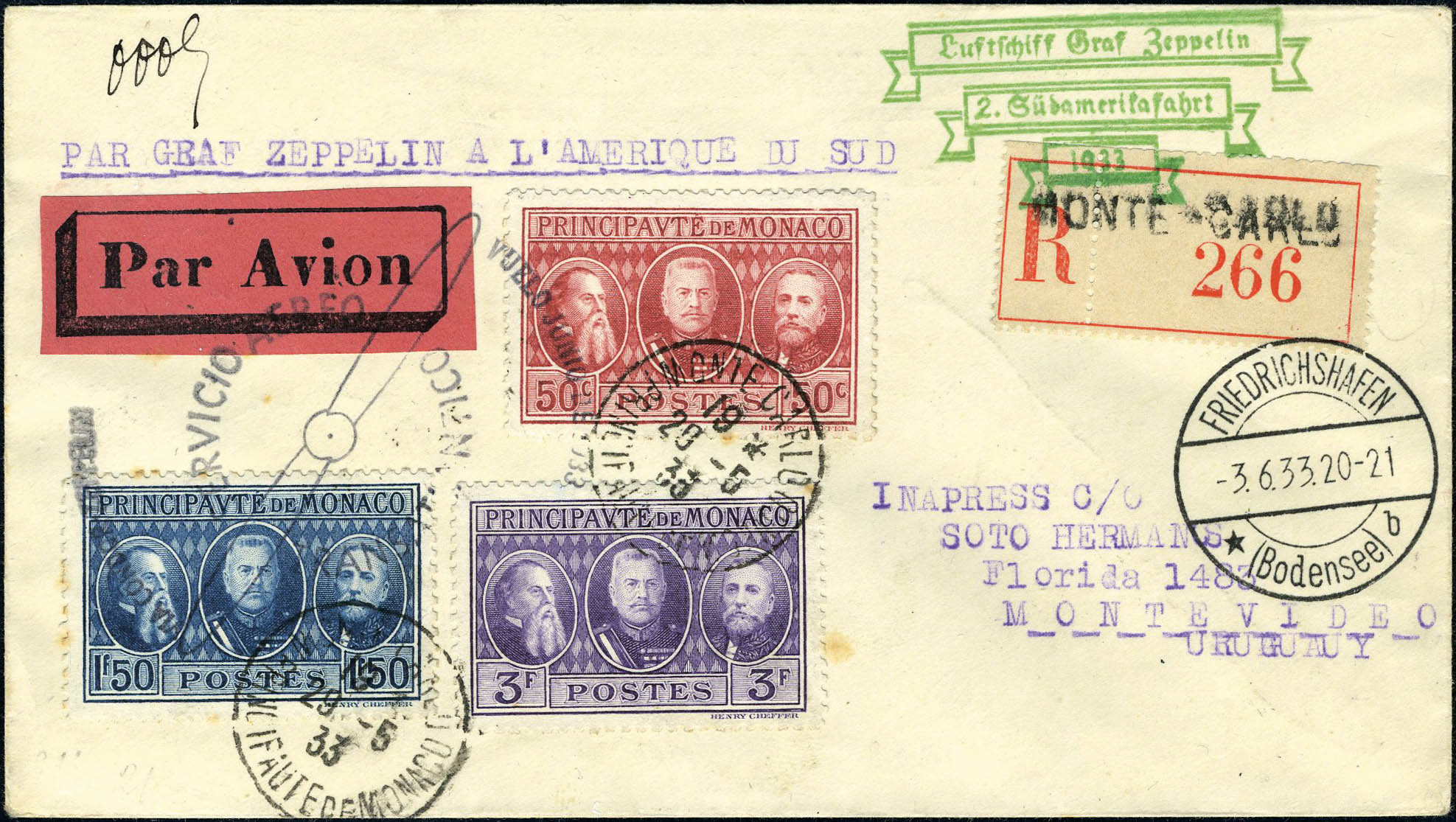 Lot 1282 - Monaco poste aerienne - Francois Feldman F.C.N.P François FELDMAN sale #127 Lot 1282 - Monaco poste aerienne - Francois Feldman F.C.N.P François FELDMAN sale #127