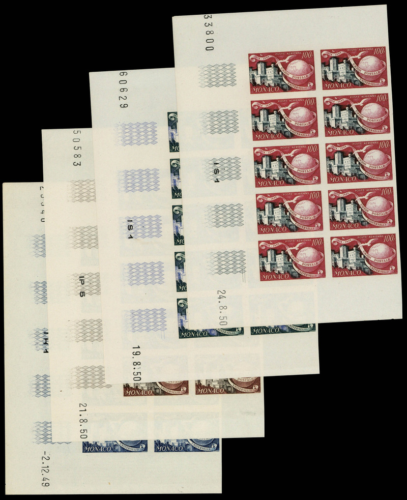 Lot 1286 - Monaco poste aerienne - Francois Feldman F.C.N.P François FELDMAN sale #127 Lot 1286 - Monaco poste aerienne - Francois Feldman F.C.N.P François FELDMAN sale #127