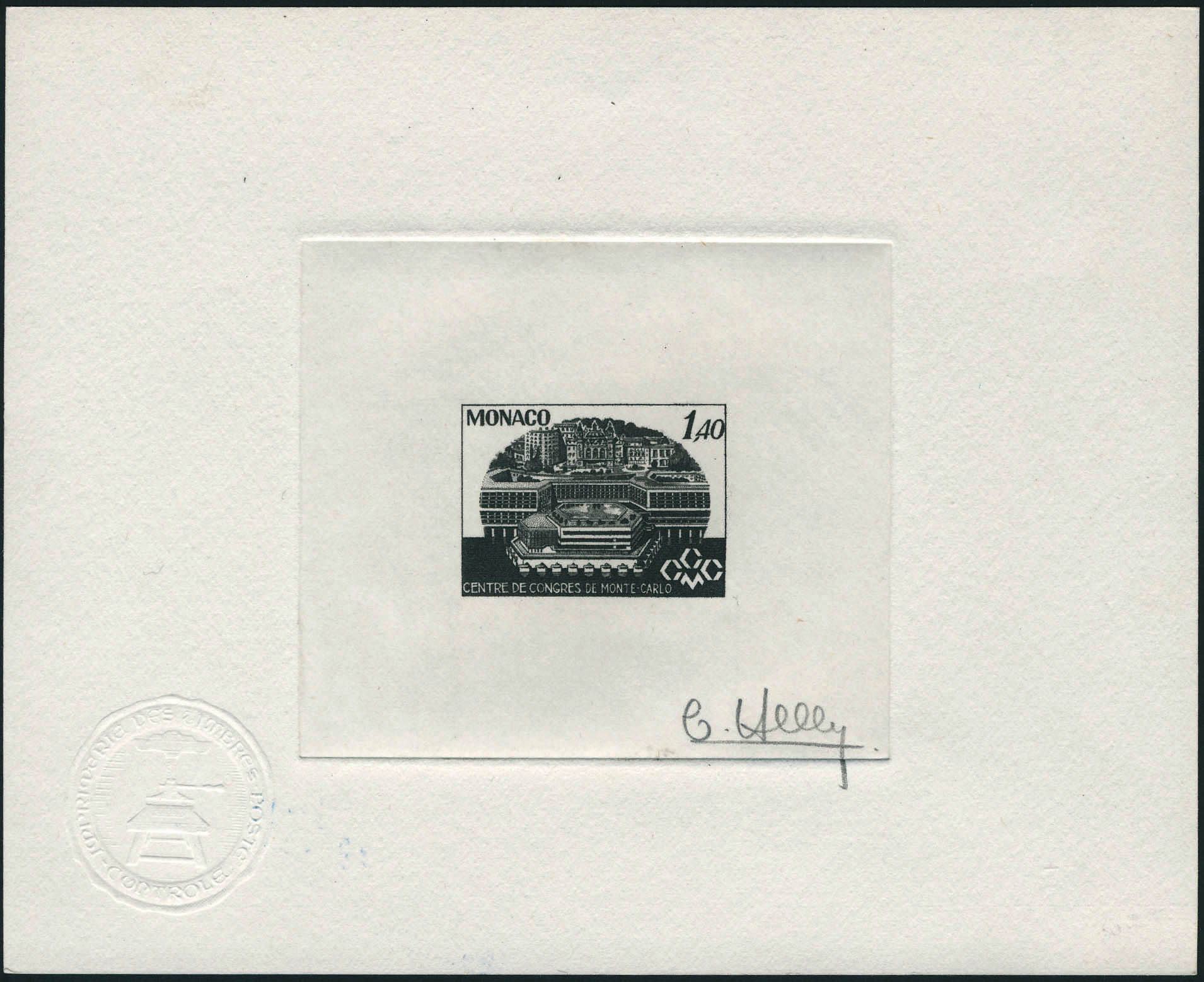 Lot 1315 - Monaco preobliteres -  Francois Feldman F.C.N.P François FELDMAN sale #127
