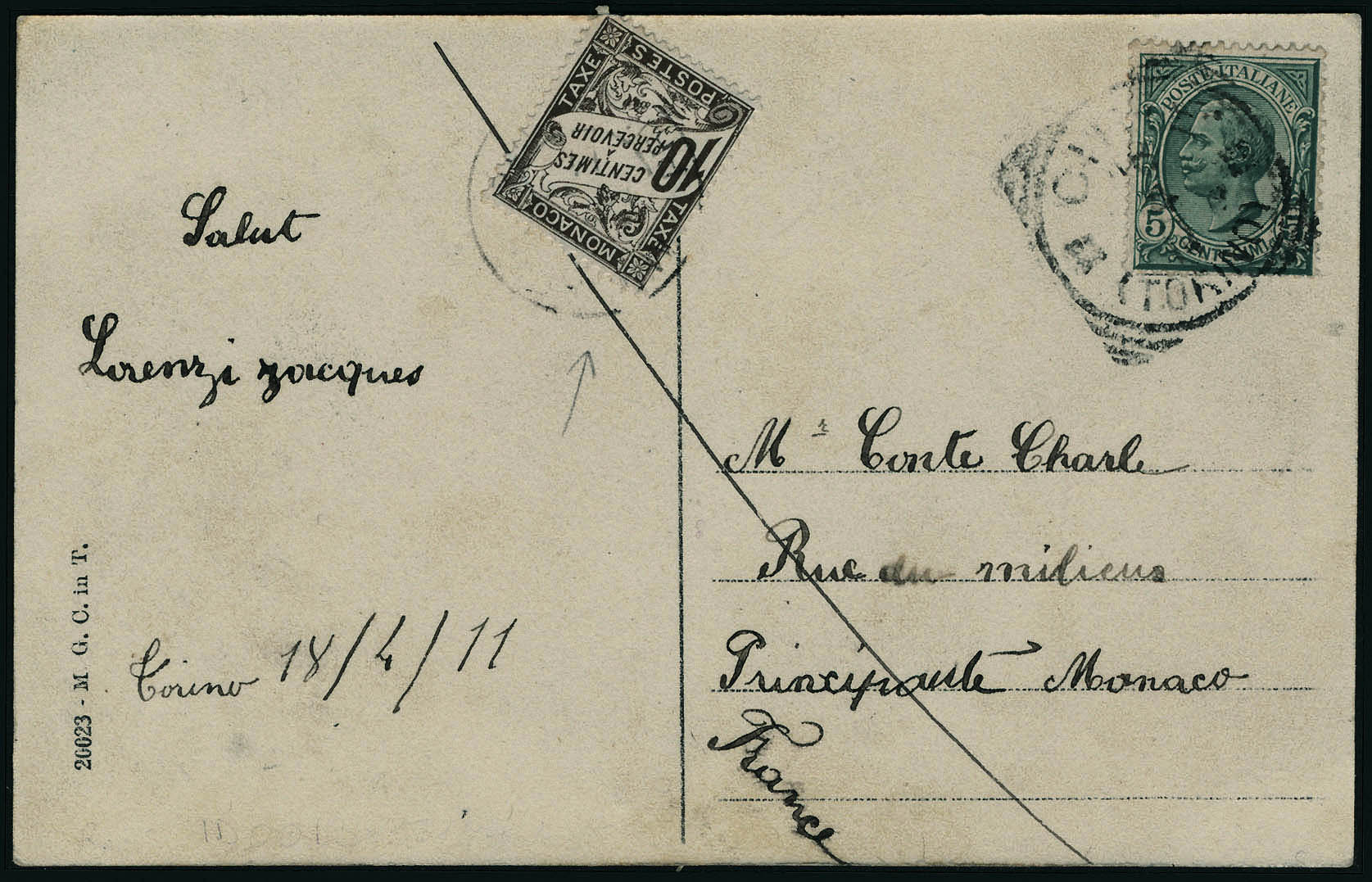 Lot 1318 - Monaco timbres-taxe -  Francois Feldman F.C.N.P François FELDMAN sale #127