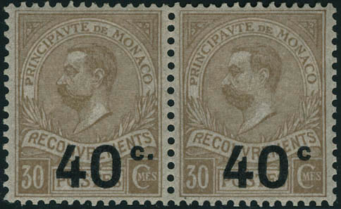Lot 1322 - Monaco timbres-taxe -  Francois Feldman F.C.N.P François FELDMAN sale #127