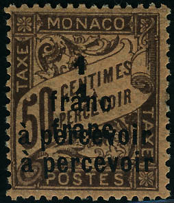 Lot 1324 - Monaco timbres-taxe -  Francois Feldman F.C.N.P François FELDMAN sale #127