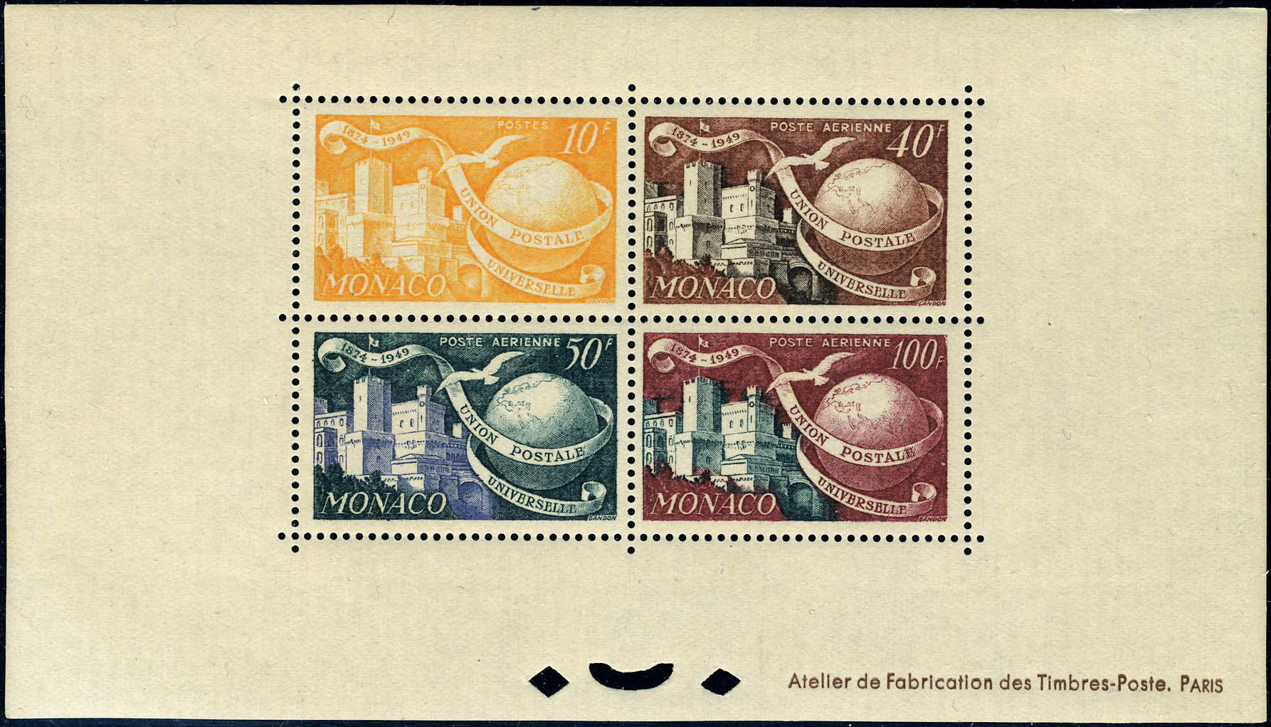 Lot 1330 - Monaco BLOCS SPECIAUX GOMMES - Francois Feldman F.C.N.P François FELDMAN sale #127 Lot 1330 - Monaco BLOCS SPECIAUX GOMMES - Francois Feldman F.C.N.P François FELDMAN sale #127