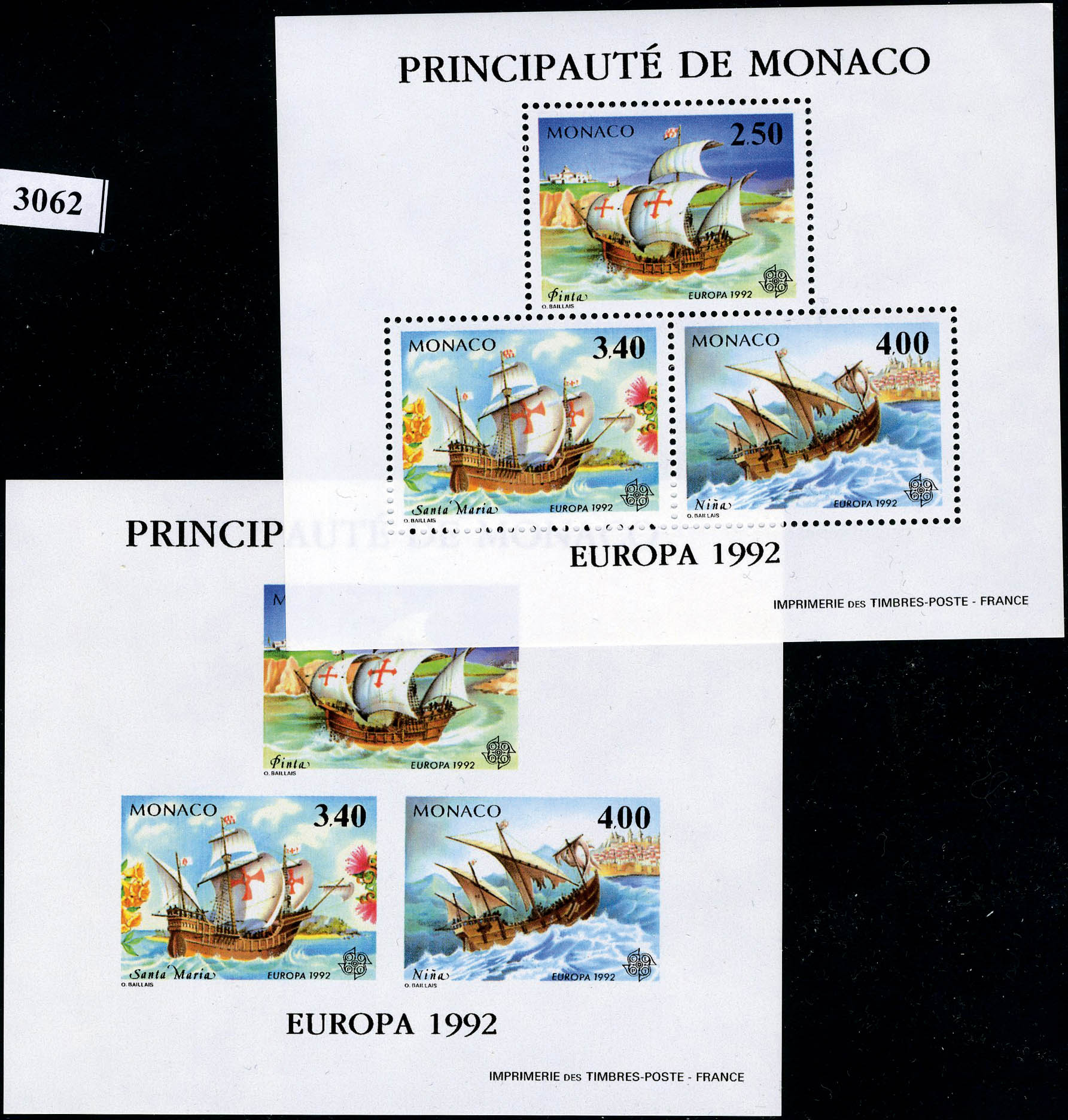 Lot 1347 - Monaco BLOCS SPECIAUX GOMMES - Francois Feldman F.C.N.P François FELDMAN sale #127 Lot 1347 - Monaco BLOCS SPECIAUX GOMMES - Francois Feldman F.C.N.P François FELDMAN sale #127