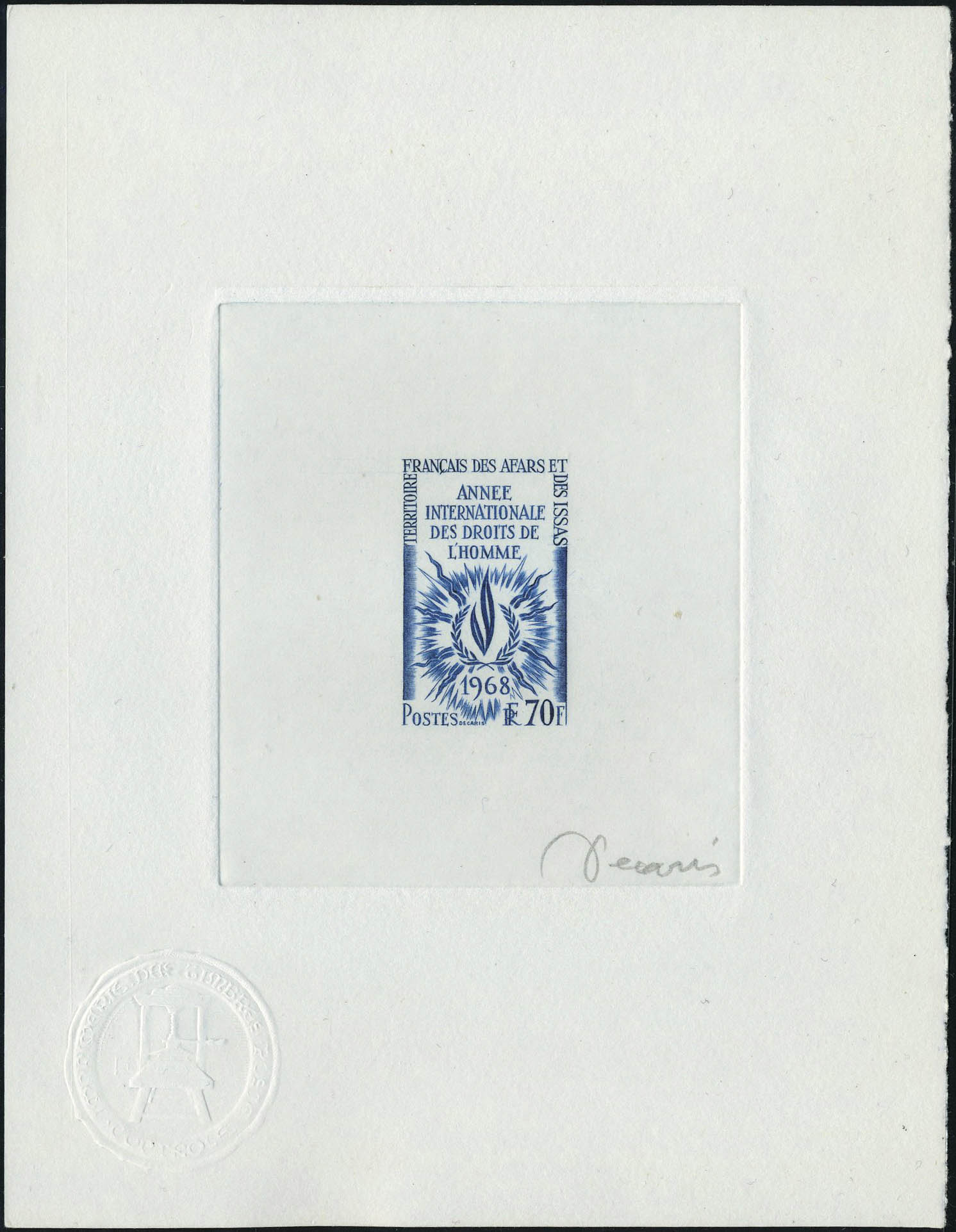 Lot 1396 - AFARS & ISSAS - Francois Feldman F.C.N.P François FELDMAN sale #127 Lot 1396 - AFARS & ISSAS - Francois Feldman F.C.N.P François FELDMAN sale #127