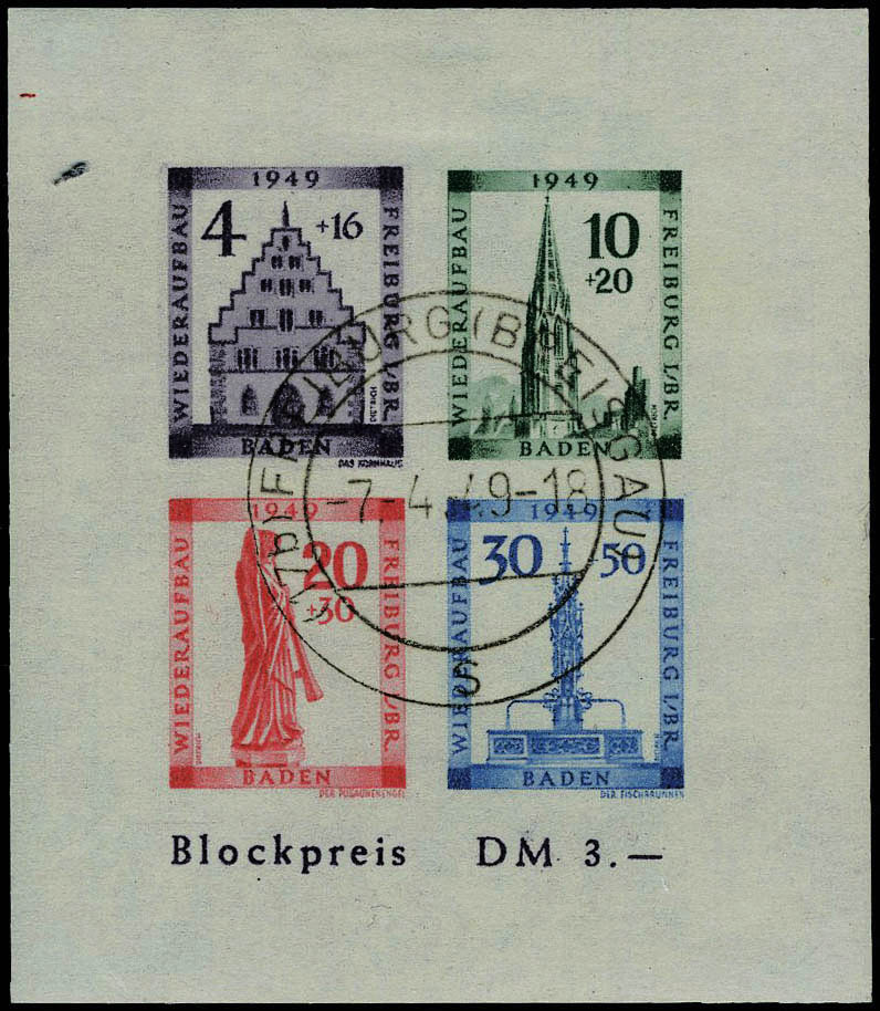 Lot 1520 - allemagne occupation francaise BLOCS & FEUILLETS - Francois Feldman F.C.N.P François FELDMAN sale #127 Lot 1520 - allemagne occupation francaise BLOCS & FEUILLETS - Francois Feldman F.C.N.P François FELDMAN sale #127