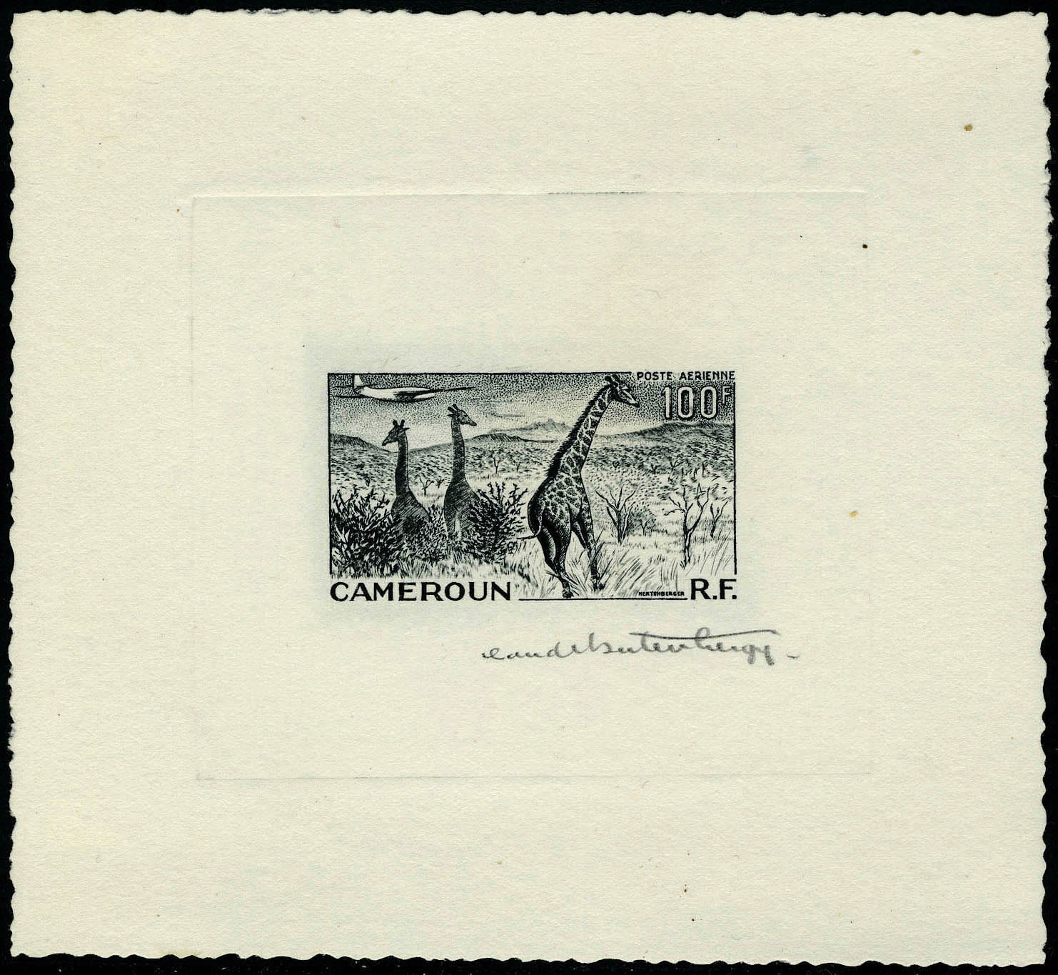 Lot 1575 - Cameroun poste aerienne - Francois Feldman F.C.N.P François FELDMAN sale #127 Lot 1575 - Cameroun poste aerienne - Francois Feldman F.C.N.P François FELDMAN sale #127