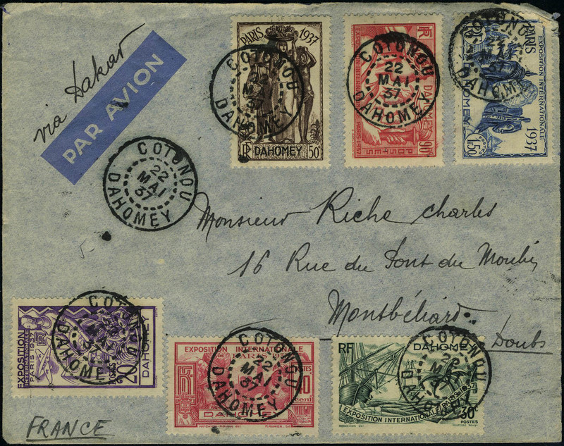 Lot 1713 - dahomey - Francois Feldman F.C.N.P François FELDMAN sale #127 Lot 1713 - dahomey - Francois Feldman F.C.N.P François FELDMAN sale #127