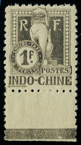 Lot 1868 - indochine timbres-taxe - Francois Feldman F.C.N.P François FELDMAN sale #127 Lot 1868 - indochine timbres-taxe - Francois Feldman F.C.N.P François FELDMAN sale #127