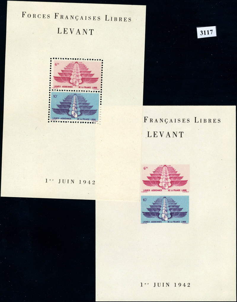 Lot 1897 - levant BLOCS & FEUILLETS - Francois Feldman F.C.N.P François FELDMAN sale #127 Lot 1897 - levant BLOCS & FEUILLETS - Francois Feldman F.C.N.P François FELDMAN sale #127