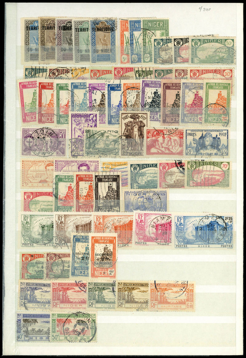 Lot 1993 - niger Lots & Collections - Francois Feldman F.C.N.P François FELDMAN sale #127 Lot 1993 - niger Lots & Collections - Francois Feldman F.C.N.P François FELDMAN sale #127
