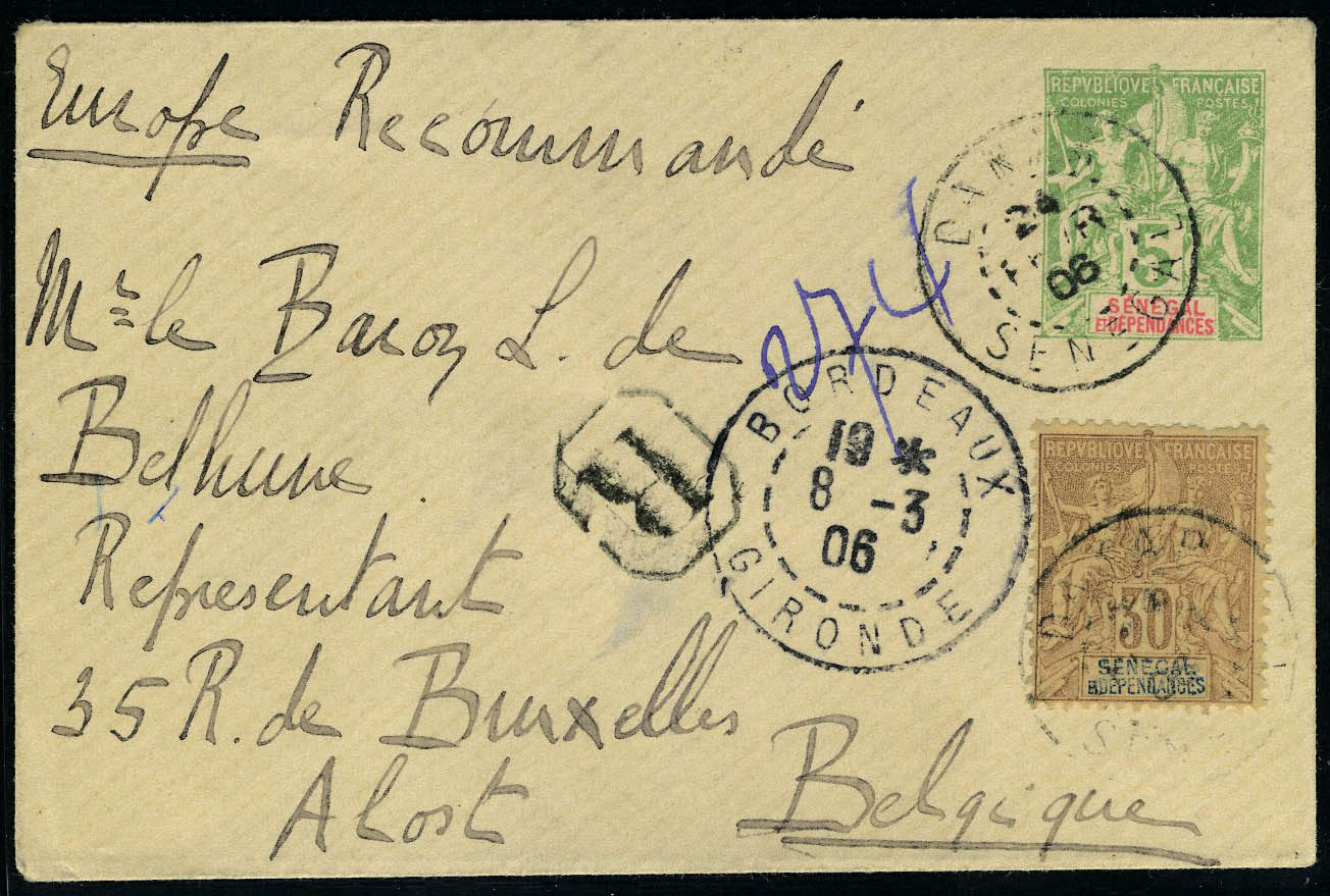 Lot 2276 - senegal - Francois Feldman F.C.N.P François FELDMAN sale #127 Lot 2276 - senegal - Francois Feldman F.C.N.P François FELDMAN sale #127