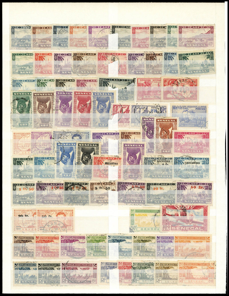 Lot 2286 - senegal Lots & Collections - Francois Feldman F.C.N.P François FELDMAN sale #127 Lot 2286 - senegal Lots & Collections - Francois Feldman F.C.N.P François FELDMAN sale #127