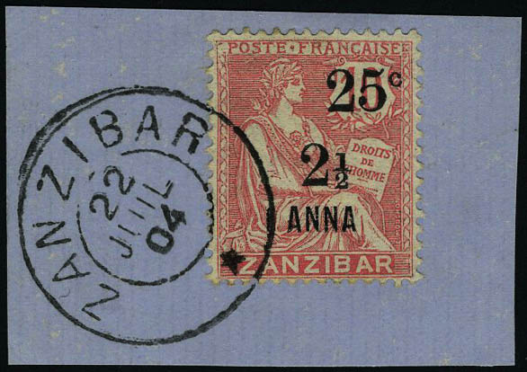 Lot 2454 - zanzibar  -  Francois Feldman F.C.N.P François FELDMAN sale #127