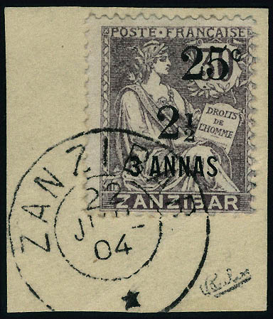 Lot 2457 - zanzibar  -  Francois Feldman F.C.N.P François FELDMAN sale #127